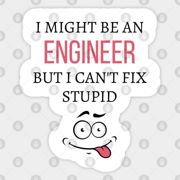 Engineer Sticker by Mdath